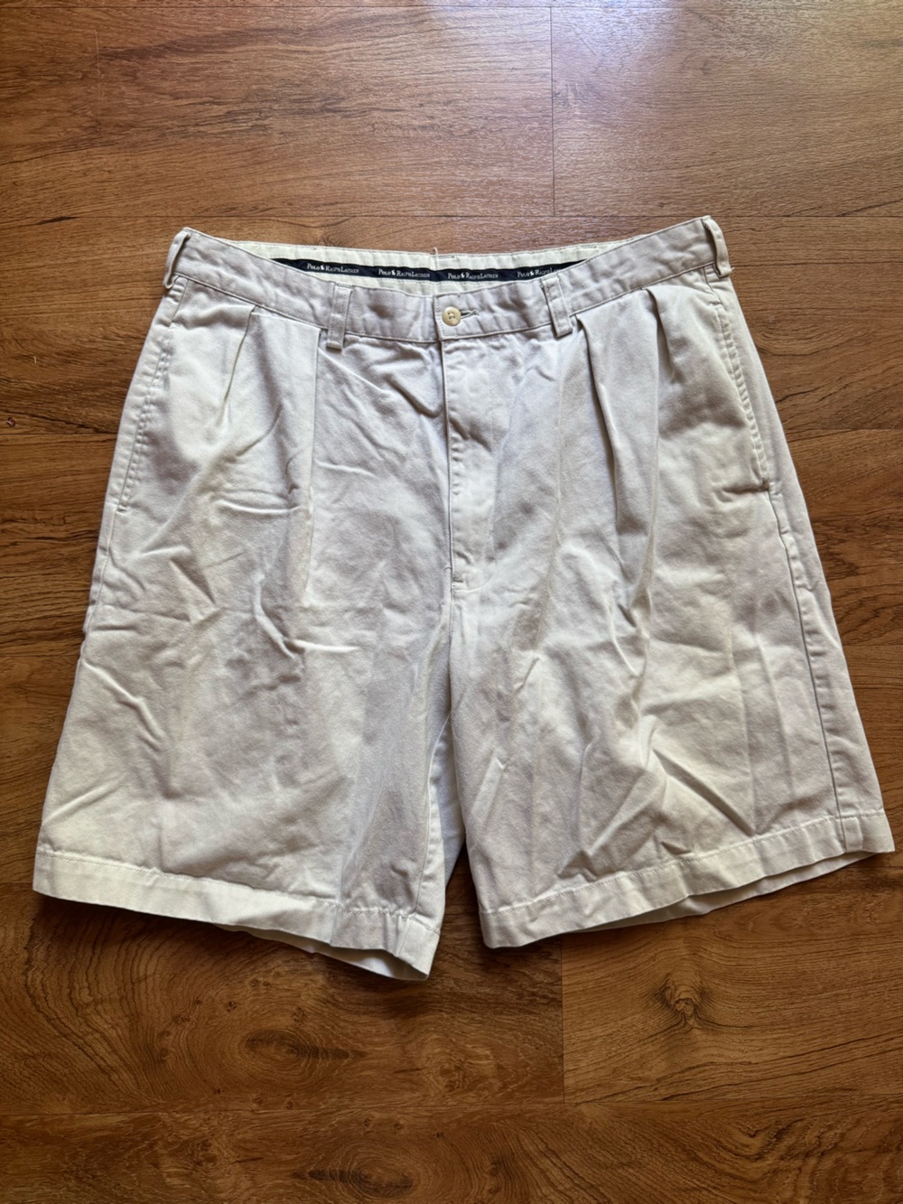 Polo by Ralph Lauren Men's Cotton Pleated Shorts
